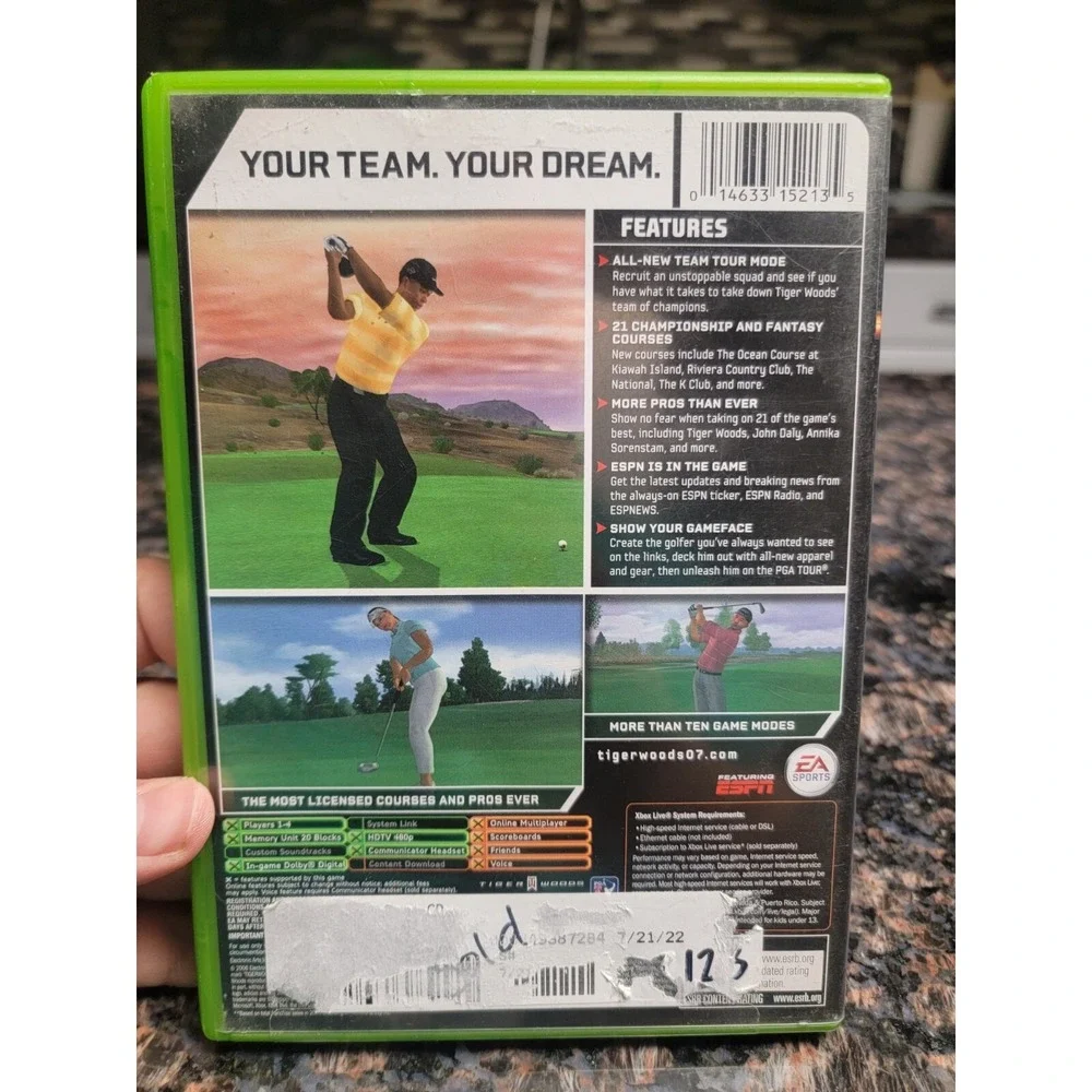 Tiger Woods PGA Tour 07 (Microsoft Xbox, 2007)
